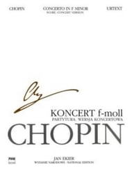 cover Concerto in F Minor, Op. 21 Study Scores sheet music cover